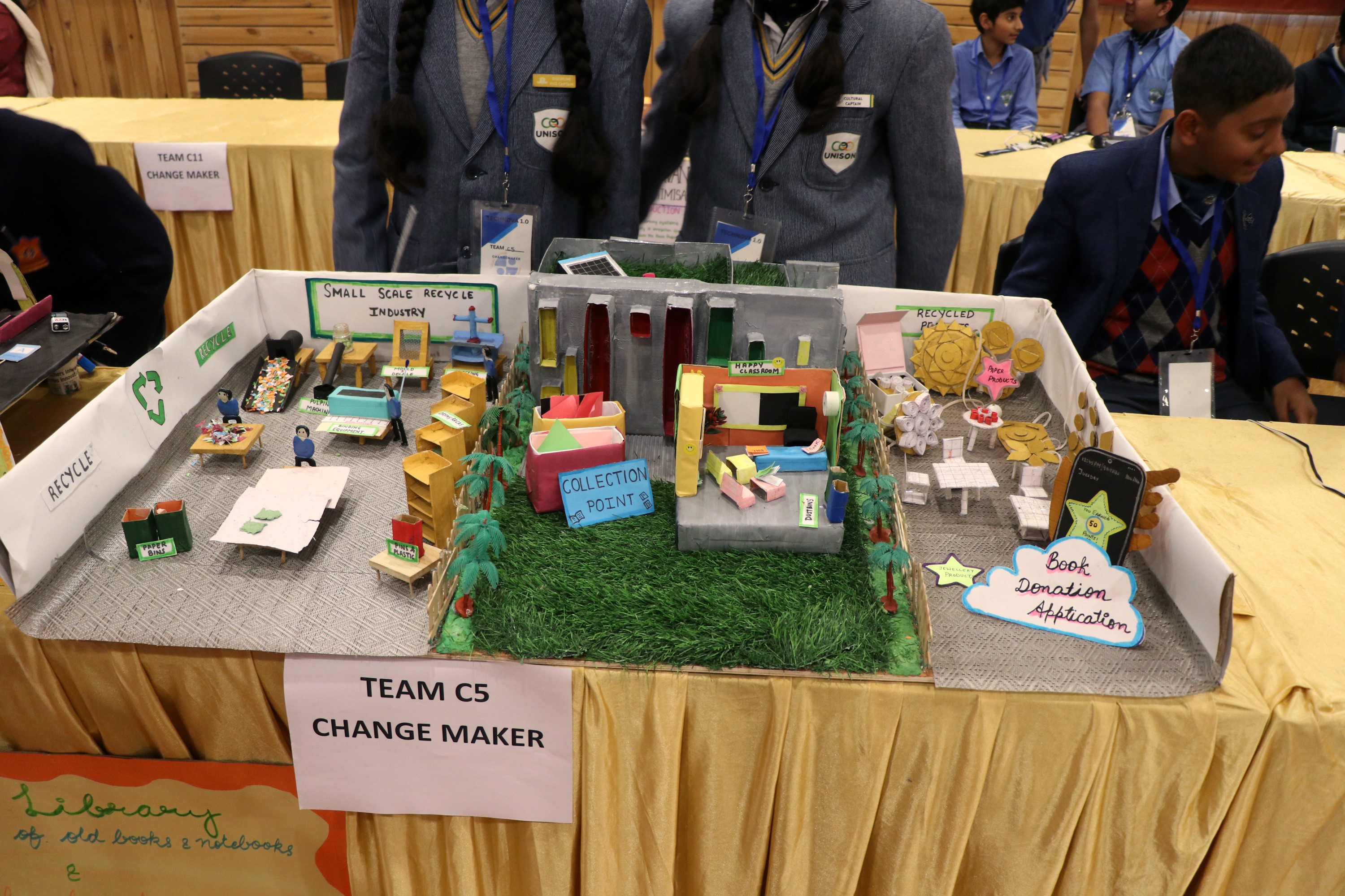 TechNova participants at exhibition
