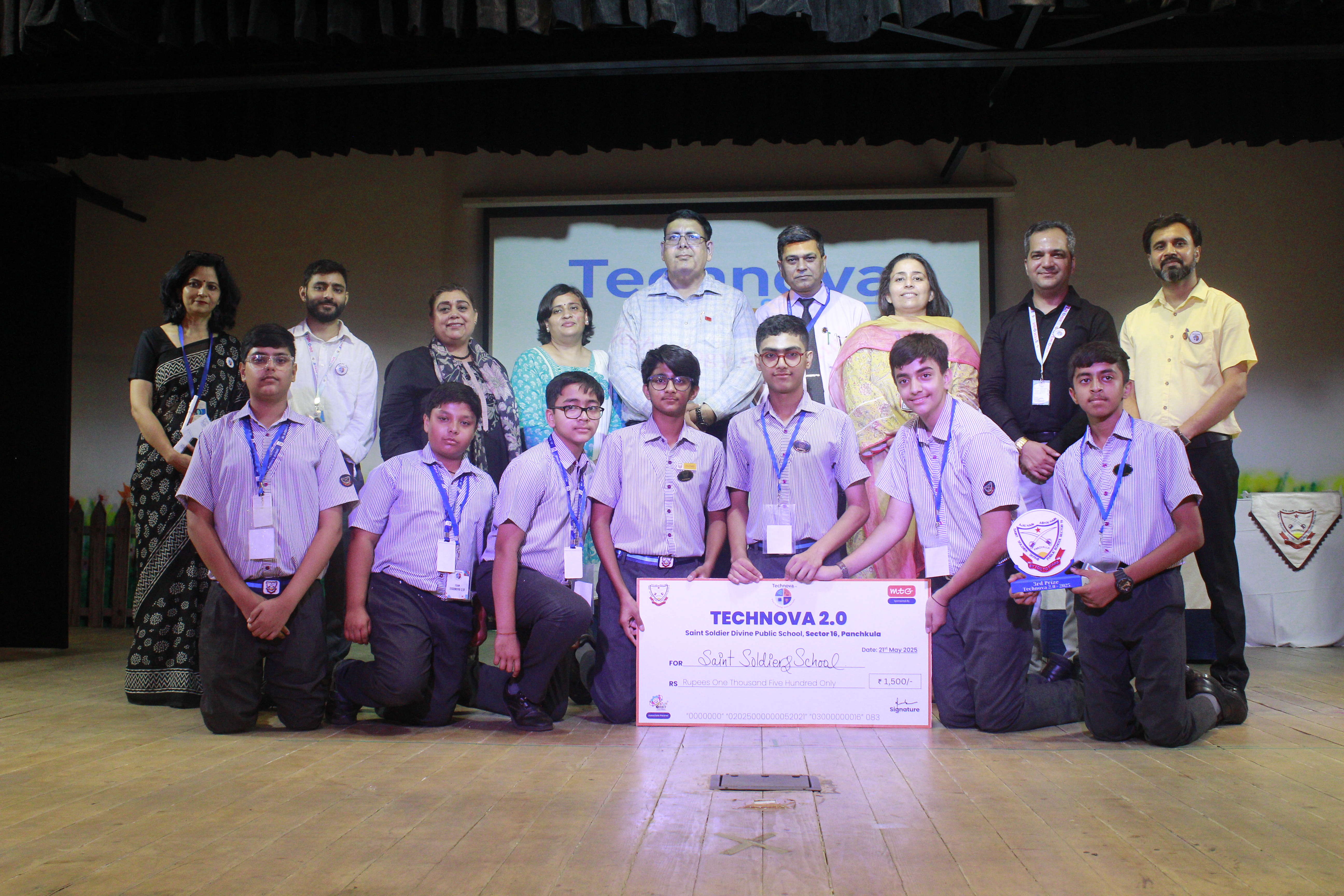 Third prize winning team